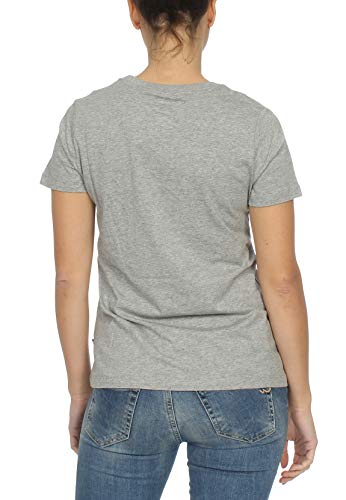 Converse All Star Tee 10017904 - Camiseta para mujer, color gris gris XS