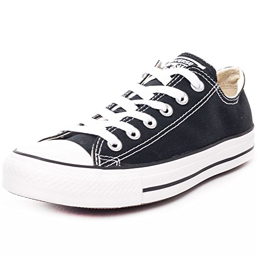 Converse Chuck Taylor All Star Ox, Zapatillas Unisex Adulto, Negro (Black/White), 37.5 EU