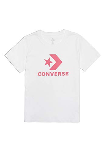 Converse Star Chevron Logo Tee Mujer blanco L