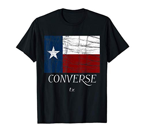 Converse TX | Vintage Texas Flag Apparel - Graphic Camiseta