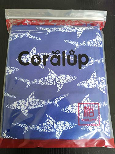 Coralup - Bañador para niños con cintura ajustable, transpirable, ligero, 12 meses a 14 años Azul azul 5-6 Años