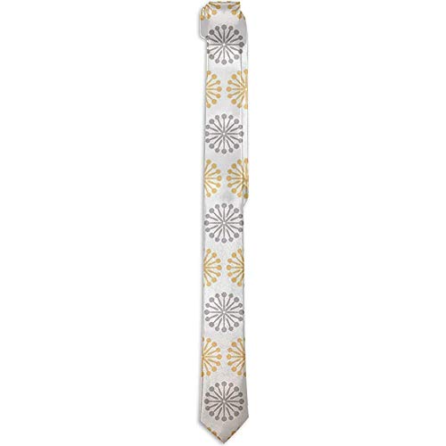 Corbata étnica bohemia oriental inspirada en la imagen geométrica del arte floral, corbatas para hombres