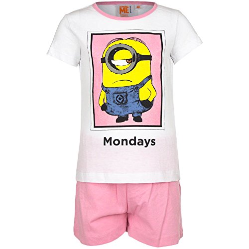 CORTE PIJAMA MINIONS BIANCO 3 AÑOS