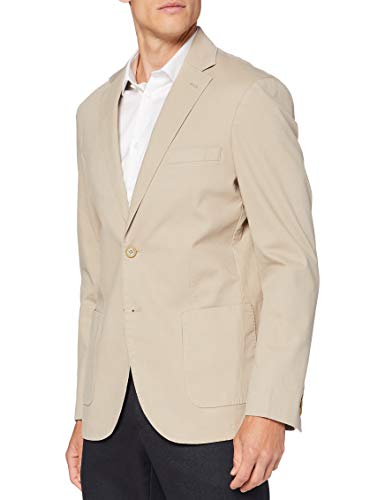 Cortefiel Am. Estructura Lava Chaqueta, Beige (Beige/Camel 52), S (Tamaño del Fabricante: 48) para Hombre