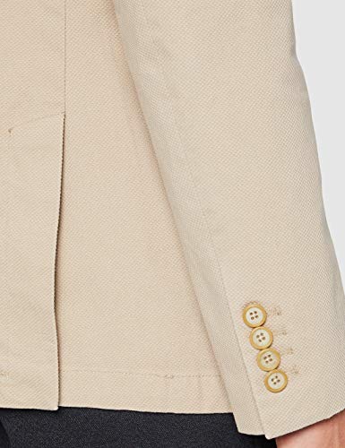 Cortefiel Am. Estructura Lava Chaqueta, Beige (Beige/Camel 52), S (Tamaño del Fabricante: 48) para Hombre