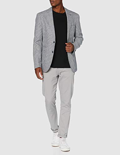 Cortefiel C6Bcs Am. Pata Gallo Chaqueta, Azul (Azul Medio 12), Small (Tamaño del Fabricante: 48) para Hombre