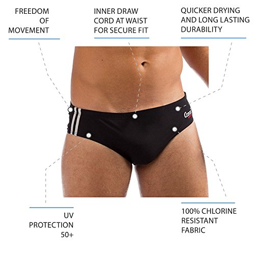 Cressi Naxos Bañador, Hombres, Gris, S