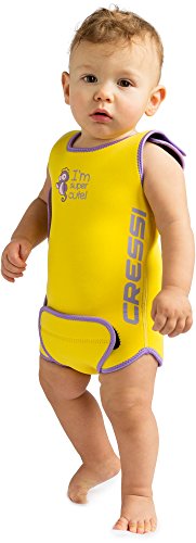 Cressi Warmer Bañador, Unisex bebé, Amarillo, 12/18 Meses