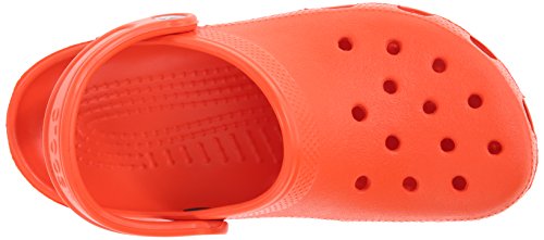 Crocs Classic, Zuecos Unisex Adulto, Naranja (Tangerine), 42/43 EU
