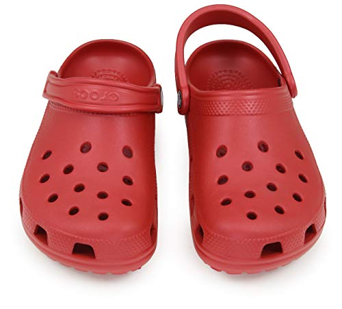 Crocs Classic, Zuecos Unisex Adulto, Rojo (Pepper), 36/37 EU