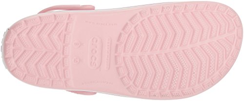 Crocs Crocband U, Zuecos Unisex Adulto, Rosa (Pearl Pink-Wild Orchid), 36-37 EU