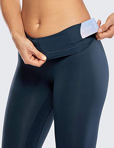 CRZ YOGA Mujer Mallas Deportivo Pantalón Elastico para Running Fitness-71cm True Navy 36