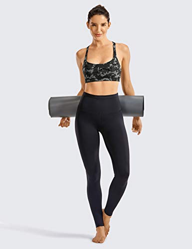 CRZ YOGA - Sujetador Deportivo Yoga Cruzados Espalda Sin Aros para Mujer Camo Multi 1 XS