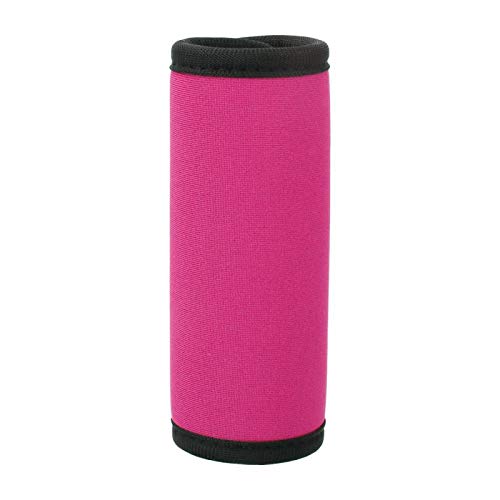 Cubierta de la manija del equipaje del neopreno portátil del abrigo de la manija del equipaje para el icycle del carrito de la compra para la mayoría de las(Pink)