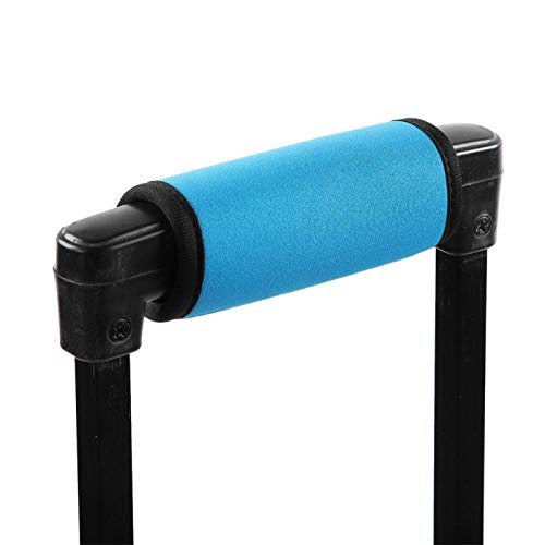 Cubierta de la manija del equipaje del neopreno portátil del abrigo de la manija del equipaje para el icycle del carrito de la compra para la mayoría de las(blue)