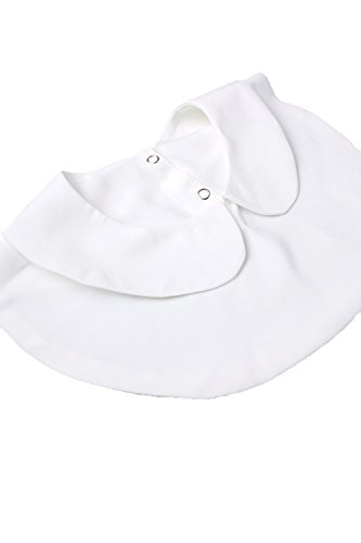 Cuello Falso Desmontable Collar Falso Camisa Mujer Cuello Falso Camisa Blusa Elegante (Blanco)