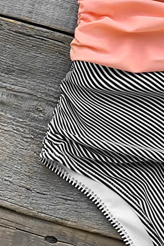 CUPSHE Bañador para Mujer Halter Cuello en V Fruncido Traje de Baño de Una Pieza, Rosa, XL