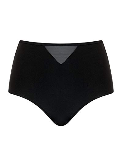 Curvy Kate Escrito Bikini De Cintura Alta De La Clase Pura Negro