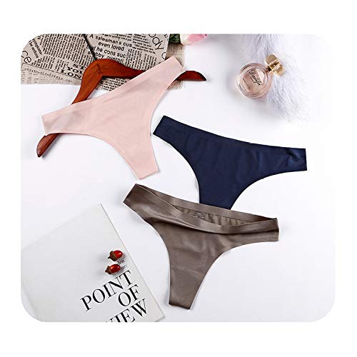 CUYOC Tanga De Gran TamañO para Mujer Calzoncillos Sexis Sin Costuras Deportivos De Seda De Hielo