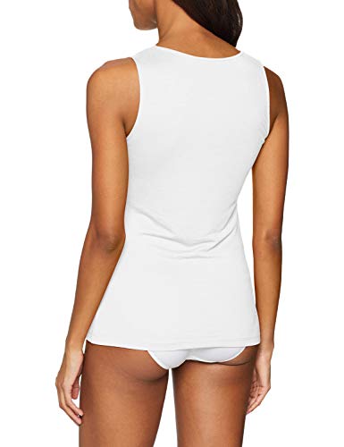 Damart Débardeur Camiseta sin Mangas, Blanco (Blanc 01010), 46 (Talla del Fabricante: Large) para Mujer