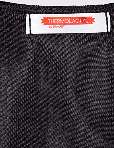 Damart Débardeur Dentelle Douceur Soyeuse Thermolactyl Degré 2 Camiseta térmica, Noir (Noir), Small para Mujer