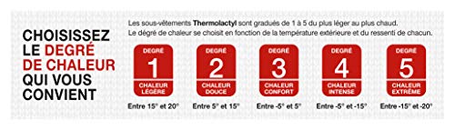 Damart Débardeur Fine Cote Thermolactyl Degré 3 Camiseta térmica, Blanco (Blanco), L para Mujer