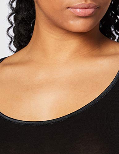 Damart Microfibre Thermolactyl Camiseta Térmica, Negro (Noir), L para Mujer