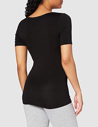 Damart Microfibre Thermolactyl Camiseta Térmica, Negro (Noir), L para Mujer