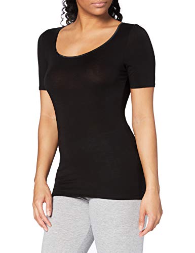 Damart Microfibre Thermolactyl Camiseta Térmica, Negro (Noir), L para Mujer