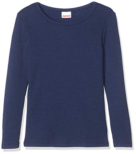 Damart tee Shirt Manches Longues Camiseta térmica, Azul (Marine Chiné 56700/08131/), 8 años (Talla del Fabricante: 8años) para Niños