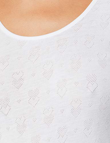Damart tee Shirt Manches Longues Camiseta térmica, Blanco (Blanc 56678/1010), 34 (Talla del Fabricante: X-Small) para Mujer