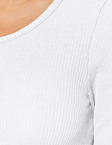 Damart tee Shirt Manches Longues. Camiseta térmica, Blanco (Blanc 56680/01010/), 38 (Talla del Fabricante: Small) para Mujer