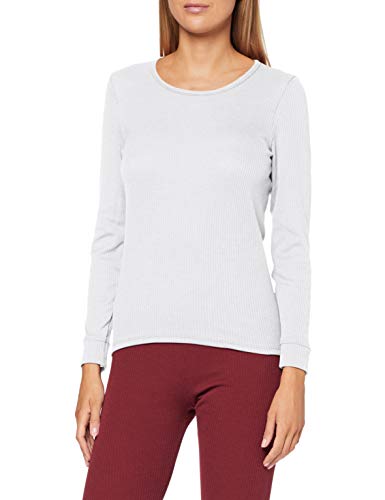 Damart tee Shirt Manches Longues. Camiseta térmica, Blanco (Blanc 56680/01010/), 38 (Talla del Fabricante: Small) para Mujer