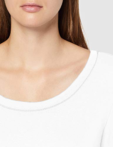 Damart tee Shirt Manches Longues Camiseta térmica, Blanco (Blanc 58138-01010-), 34 (Talla del Fabricante: X-Small) para Mujer