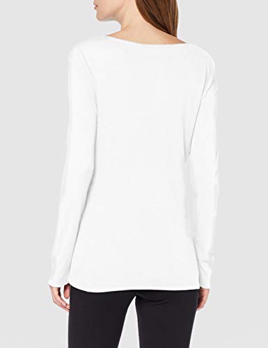 Damart tee Shirt Manches Longues Camiseta térmica, Blanco (Blanc 58138-01010-), 34 (Talla del Fabricante: X-Small) para Mujer