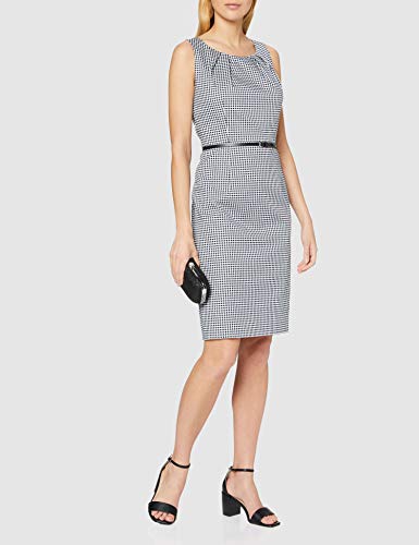 Daniel Hechter Feminine Dress Vestido, Azul (Midnight Blue 690), 40 (Talla del Fabricante: 38) para Mujer