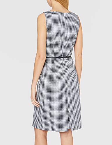 Daniel Hechter Feminine Dress Vestido, Azul (Midnight Blue 690), 40 (Talla del Fabricante: 38) para Mujer