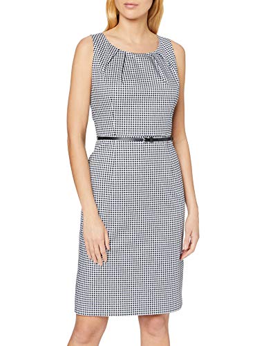 Daniel Hechter Feminine Dress Vestido, Azul (Midnight Blue 690), 40 (Talla del Fabricante: 38) para Mujer