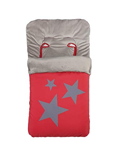 Danielstore- Saco silla Paseo Polar (Rojo) Oferta Black Friday & Cyber Monday