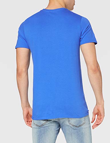 DC Comics Superman Logo Camiseta, Azul Royal, XL para Hombre