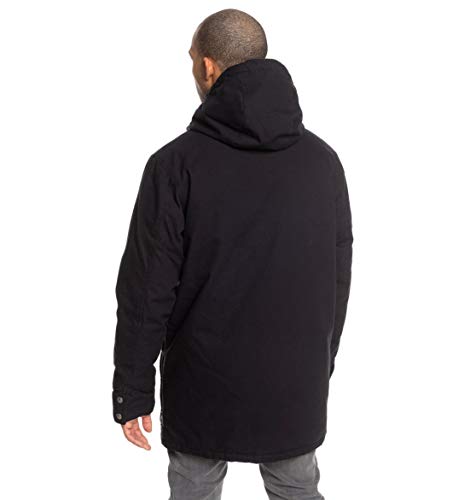DC Shoes Canongate - Parka Resistente Al Agua Con Capucha Para Hombre Parka Resistente Al Agua Con Capucha, Hombre, black, L