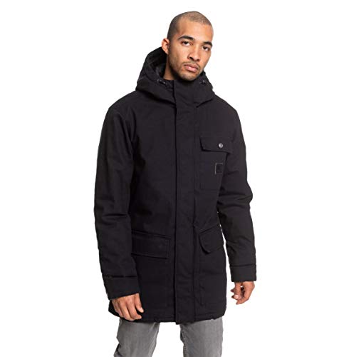 DC Shoes Canongate - Parka Resistente Al Agua Con Capucha Para Hombre Parka Resistente Al Agua Con Capucha, Hombre, black, L