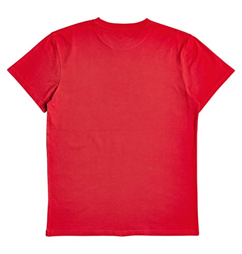 DC Shoes Square Star - Camiseta para Hombre Camiseta, Hombre, Racing Red, S