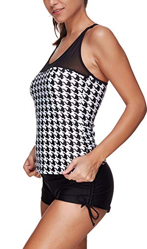 De Las Mujeres Que Adelgaza 2 Piezas Bikini De Los Bañadores De Control De Abdomen Cortocircuitos del Muchacho Playa De Los Trajes