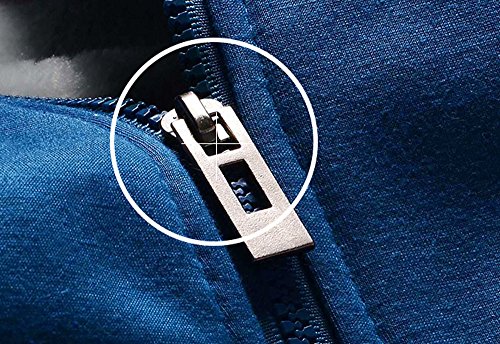 DEELIN Invierno De Los Hombres MáS Terciopelo Camuflaje Overoles De Gran TamañO Trim Abrigo Caliente Capa De VellóN De Cremallera Chaqueta De Cierre Outwear