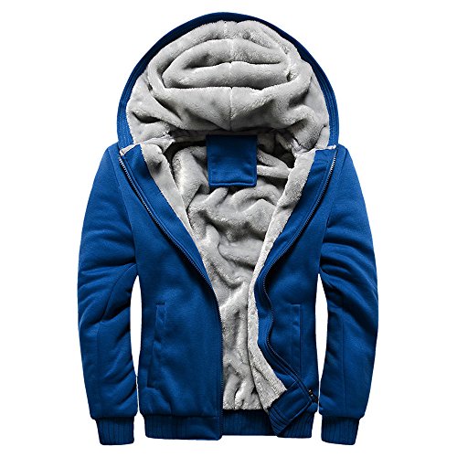 DEELIN Invierno De Los Hombres MáS Terciopelo Camuflaje Overoles De Gran TamañO Trim Abrigo Caliente Capa De VellóN De Cremallera Chaqueta De Cierre Outwear