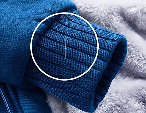 DEELIN Invierno De Los Hombres MáS Terciopelo Camuflaje Overoles De Gran TamañO Trim Abrigo Caliente Capa De VellóN De Cremallera Chaqueta De Cierre Outwear