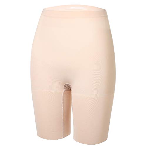 DELIMIRA Faja Reductora Ropa Interior Cintura Alta Pantalones Moldeadores para Mujer Beige 48-50