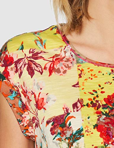 Derhy Eclosion Camiseta, Verde (Kaki 50), 40 (Talla del Fabricante: Medium) para Mujer