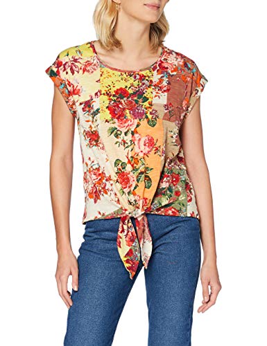 Derhy Eclosion Camiseta, Verde (Kaki 50), 40 (Talla del Fabricante: Medium) para Mujer